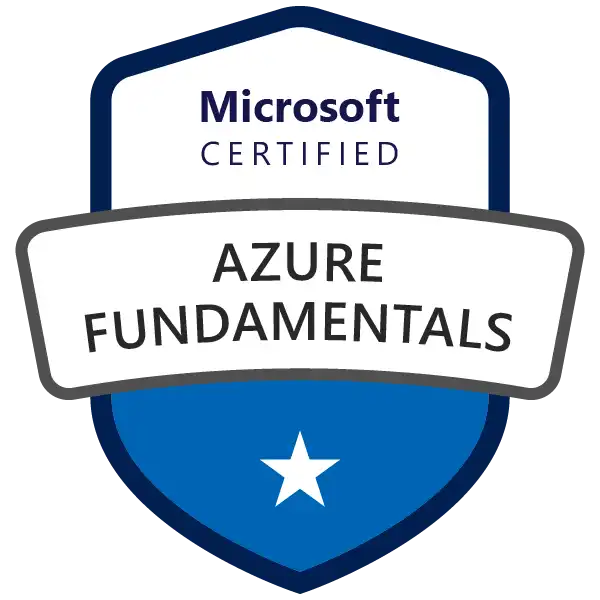 Microsoft Certified: Azure Fundamentals,Earners of the Azure Fundamentals certification have demonstrated foundational level knowledge of cloud services and how those services are provided with Microsoft Azure.